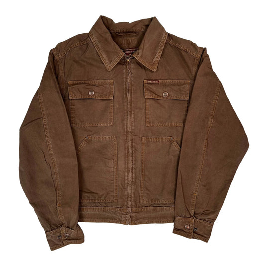 Marlboro Classics Jacket - Large Brown Cotton