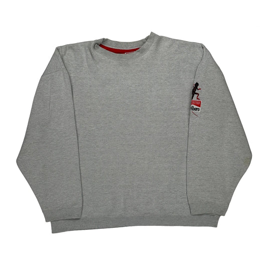 Marlboro Sweatshirt - XL Grey Cotton Blend