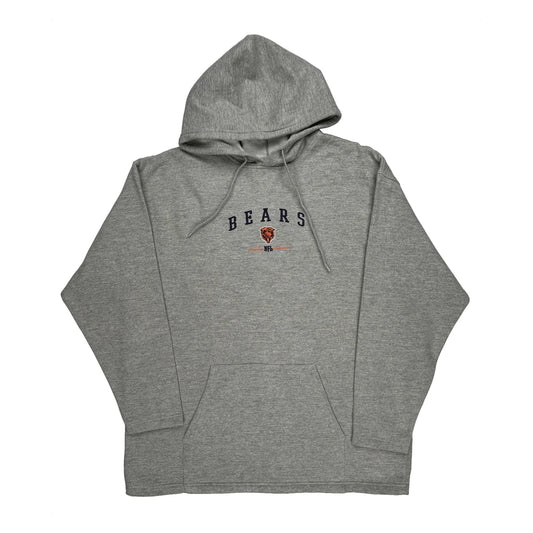 Bears Nfl Hoodie - XL Grey Cotton Blend