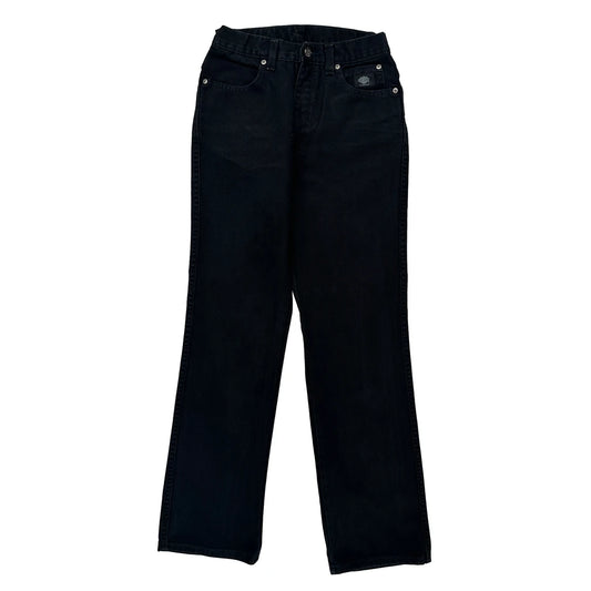 Harley Davidson Jeans - 26W UK 6 Black Cotton