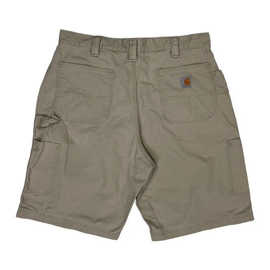Carhartt Carpenter Shorts - 38W 9L Beige Cotton