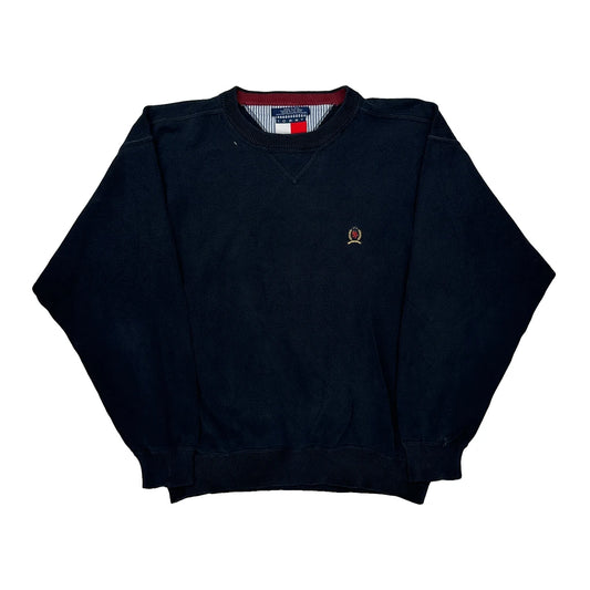 Tommy Hilfiger Jumper - Medium Black Cotton