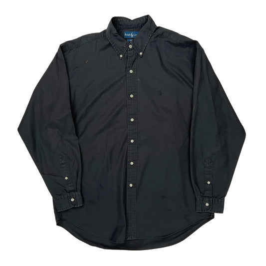 Blake Ralph Lauren Shirt - Large Black Cotton