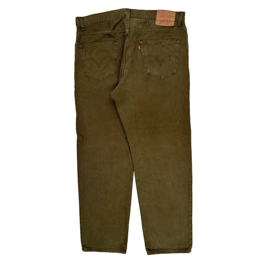 550 Levis Jeans - 36W 30L Brown Cotton
