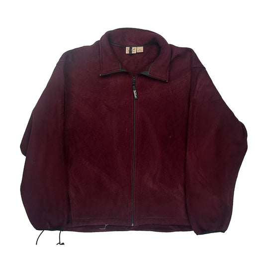 Woolrich Tall Fleece - XL Burgundy Polyester