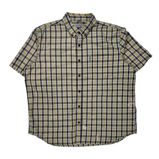Carhartt Checked Short Sleeve Shirt - 2XL Multicoloured Cotton