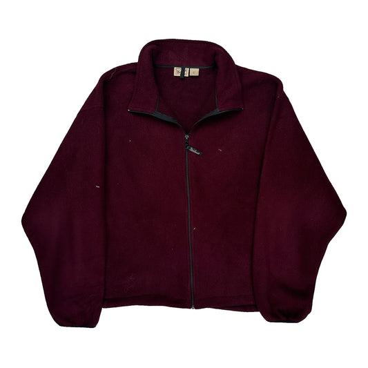 Woolrich Fleece - XL Burgundy Polyester