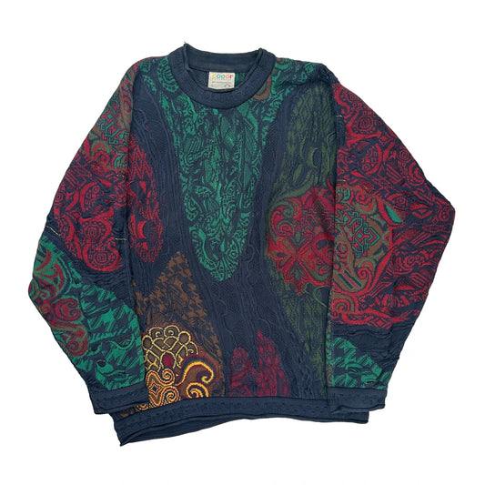 Coogi Jumper - Large Multicoloured Cotton