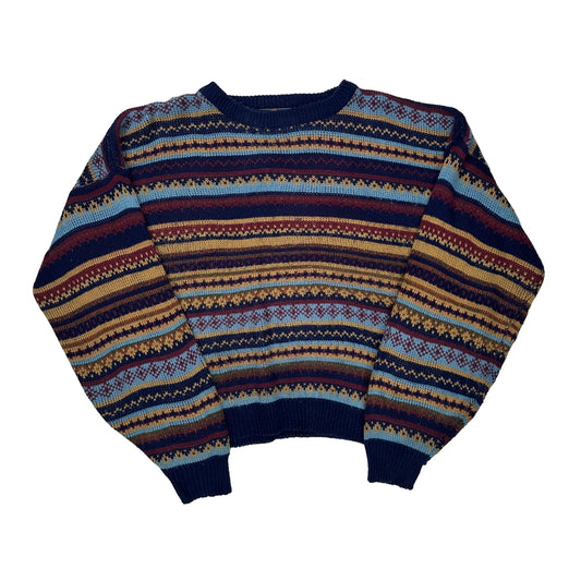 Bonjour Striped Jumper - XL Multicoloured Acrylic