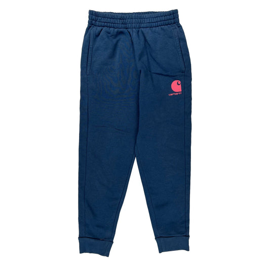 Age 8 Carhartt Joggers - Small Blue Cotton Blend