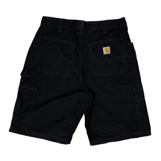 Original Fit Carhartt Carpenter Shorts - 32W 11L Black Cotton