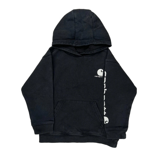 Age 7 Carhartt Hoodie - Small Black Cotton