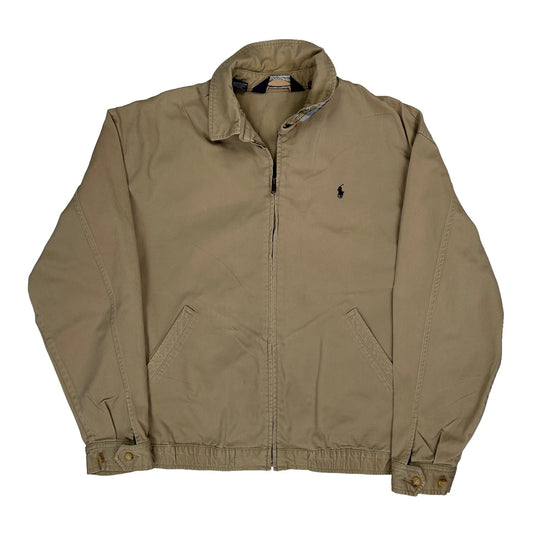 Polo By Ralph Lauren Harrington Jacket - Large Beige Cotton