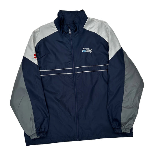 Seattle Seahawks Dunbrooke Nfl Windbreaker - XL Navy Polyester