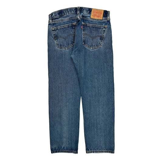 505 Levis Jeans - 32W 29L Blue Cotton