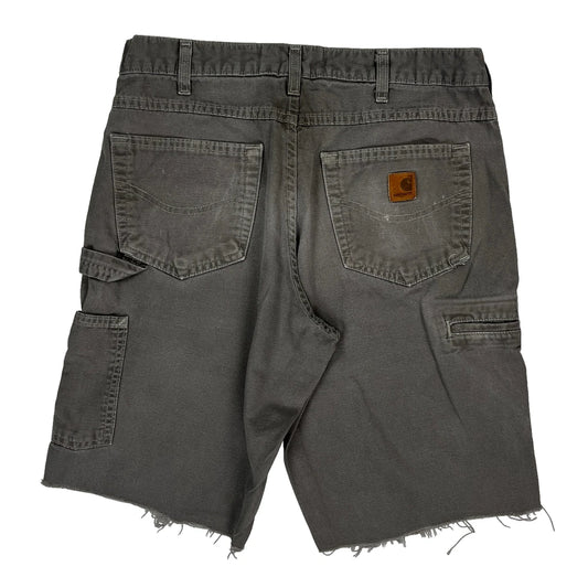 Carhartt Carpenter Shorts - 33W 10L Grey Cotton