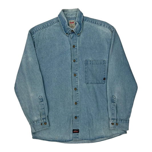 Dickies Denim Shirt - Large Light Wash Cotton