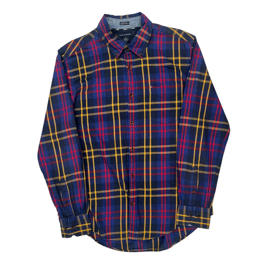 Tommy Hilfiger Checked Shirt - Large Multicoloured Cotton