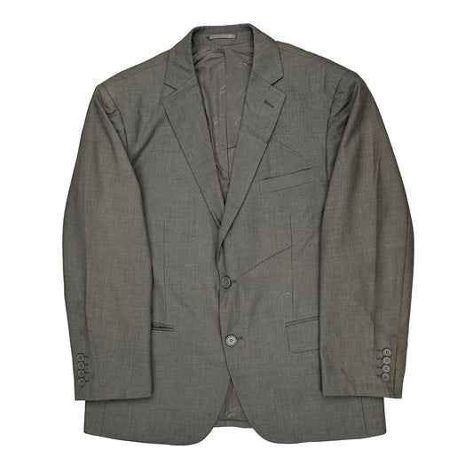 Carlo Lusso Blazer - XL Grey Polyester Blend