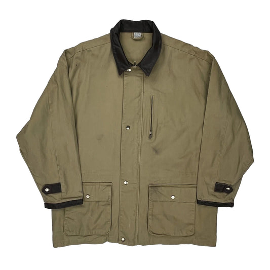 Unbranded Jacket - XL Khaki Cotton