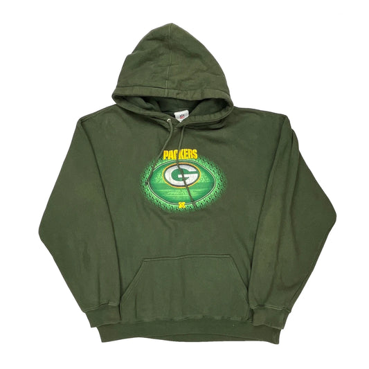 Packers Nfl Hoodie - Large Green Polyester