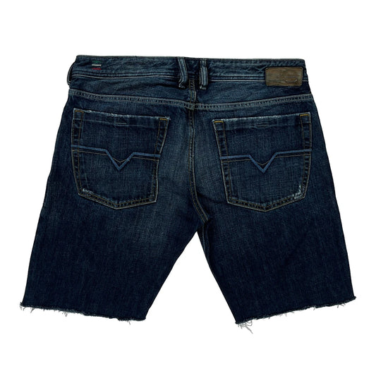 Diesel Denim Shorts - 32W 10L Dark Wash Denim