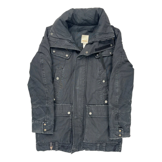 Diesel Jacket - Large Grey Cotton