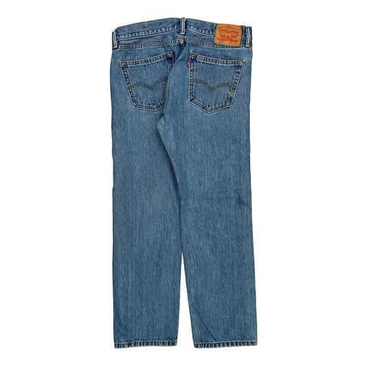 505 Levis Jeans - 34W 32L Blue Cotton