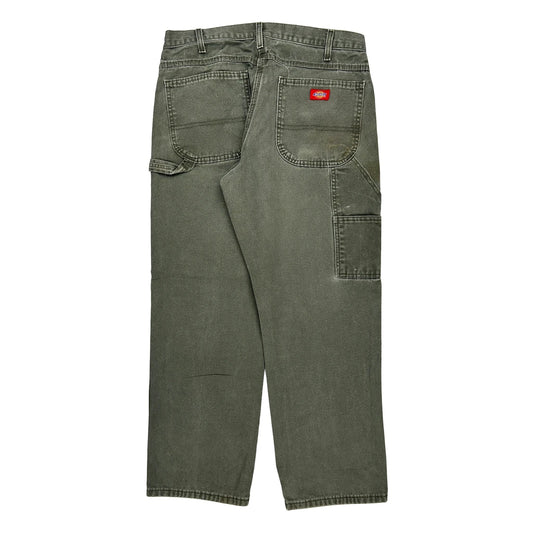 Dickies Carpenter Trousers - 32W 30L Grey Cotton