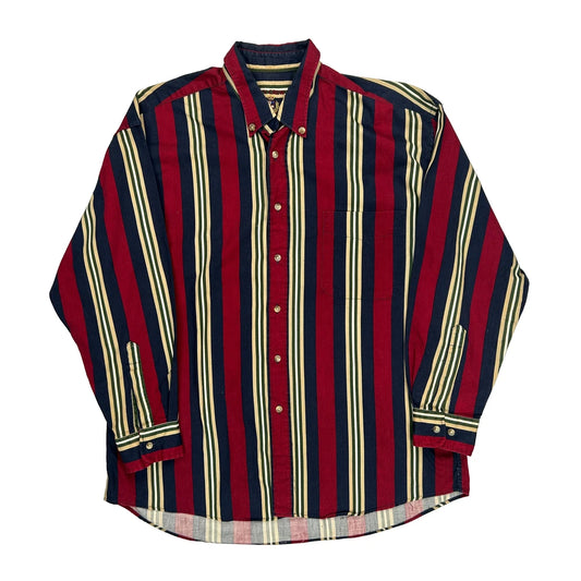 Ivy Crew Striped Shirt - Large Multicoloured Cotton