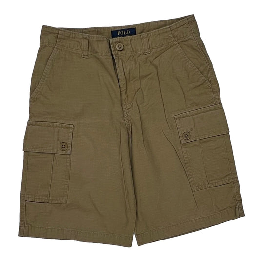 Age 8 Polo By Ralph Lauren Cargo Cargo Shorts - Medium Khaki Cotton