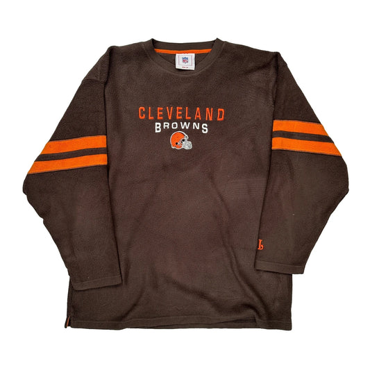 Cleveland Browns Nfl Football Fleece - XL Brown Polyester