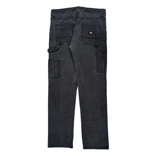 Dickies Carpenter Trousers - 31W UK 12 Black Cotton