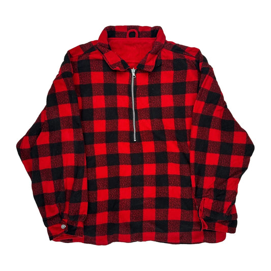 Marlboro Checked Fleece - 2XL Red Polyester