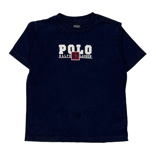 Age 3 Polo By Ralph Lauren T-Shirt - XS Navy Cotton