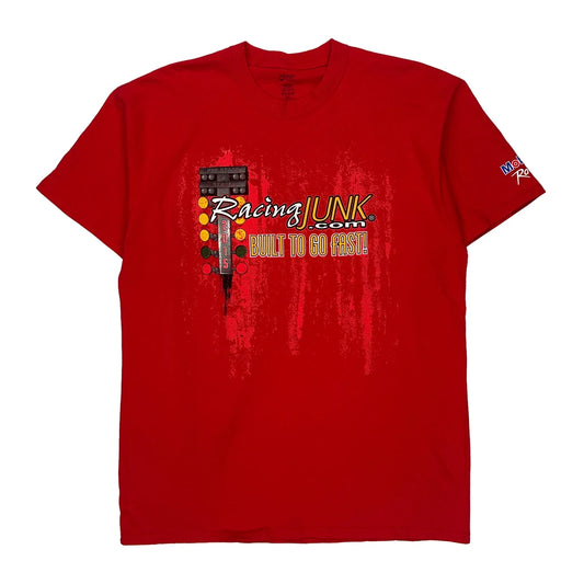 Racingjunk.Com Port & Company Graphic T-Shirt - XL Red Cotton