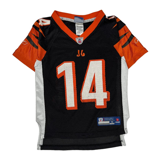 Age 8 Cincinnati Bengals Reebok Nfl Jersey - Small Black Nylon