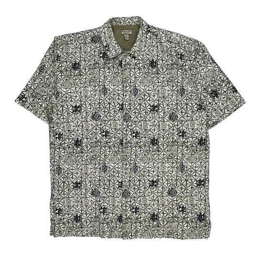 Bugle Boy Patterned Shirt - Large Multicoloured Cotton