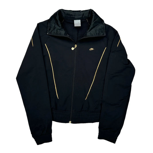 Nike Track Jacket - Medium Black Polyester