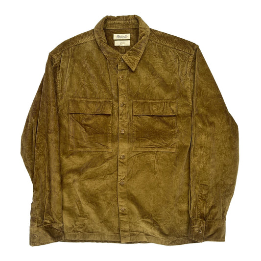 Madewell Cord Shirt - XL Brown Corduroy