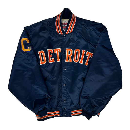 Detroit Tigers Felco Mlb Varsity Jacket - XL Navy Polyester