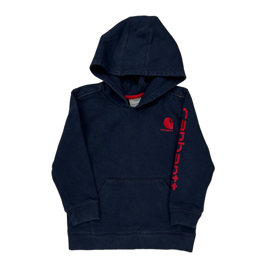 Age 5 Carhartt Hoodie - Small Navy Cotton