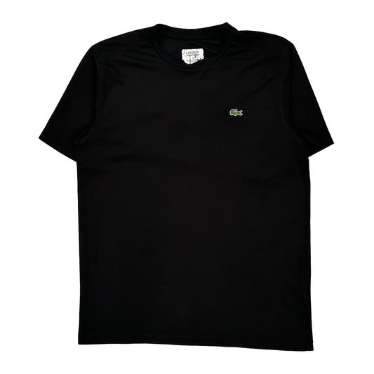 Lacoste T-Shirt - Large Black Cotton