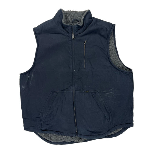 Lee Gilet - 2XL Navy Polyester