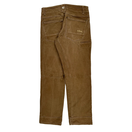 Kühl Double Knee Trousers - 32W 32L Brown Cotton