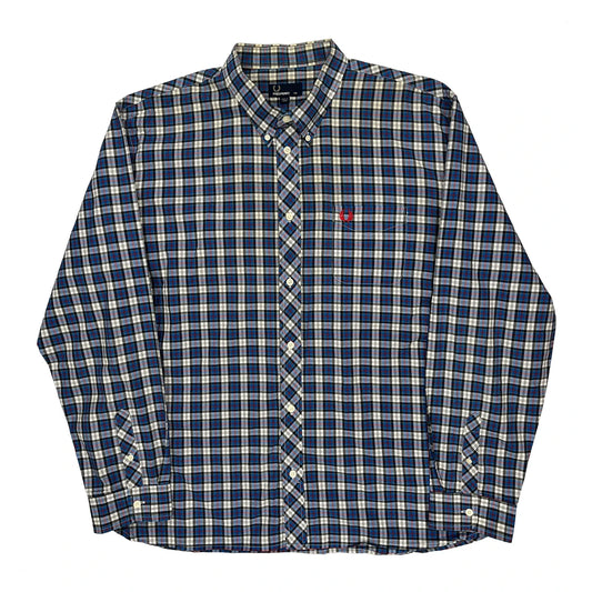 Fred Perry Checked Shirt - 2XL Multicoloured Cotton