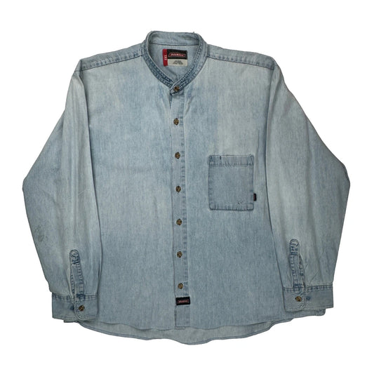 Dickies Denim Shirt - 2XL Light Wash Cotton