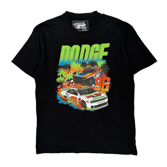 Nascar Dodge X Reason Graphic T-Shirt - XL Black Cotton