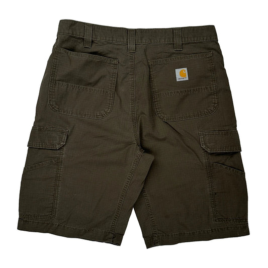 Carhartt Cargo Shorts - 34W 11L Brown Cotton