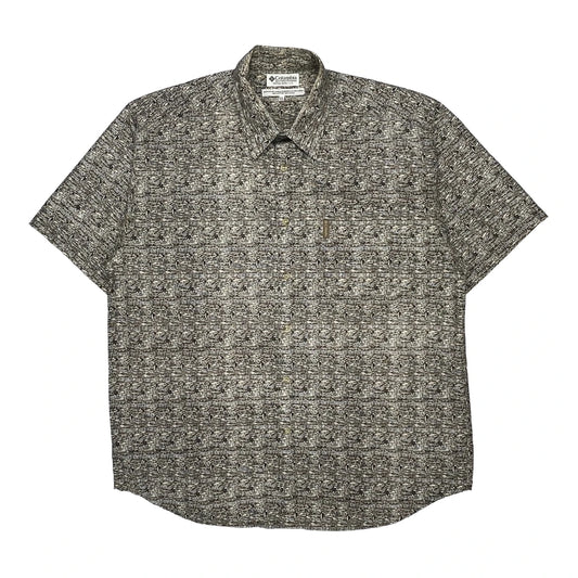 Columbia Short Sleeve Shirt - XL Multicoloured Cotton
